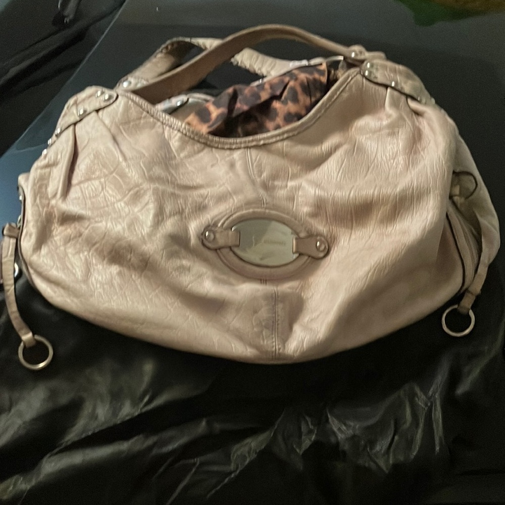 Lavender leather bmakowski purse